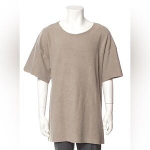 COPY - Fear Of God Oversized Terry Scoop Neck Neutral T-shirt, size M